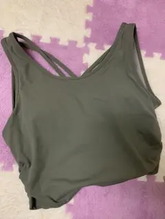 yoga058 オリーブグリーン トップス Lサイズ