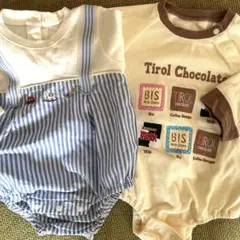 チロルチョコ、cototoriロンパース2点セット