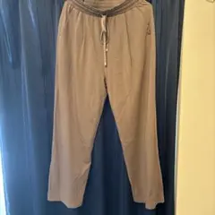 アーバンリサーチ　ベージュ ワイドパンツ ゴムウエスト