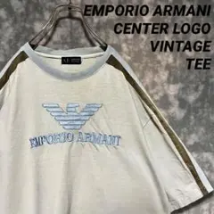 エンポリオアルマーニ】新品未使用定価47,000円ヘリンボーンTシャツ L