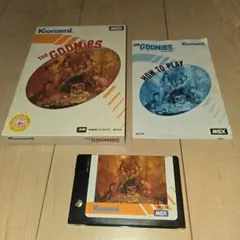 MSX グーニーズ Konami 箱・説明書付き 起動確認済