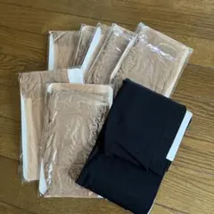 ストッキング 7足 ＋ 黒タイツ１足　　計８足セット　M 〜Lサイズ