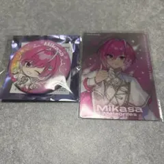 すとふぇす めておら 缶バッジ カード みかさくん 2点セット