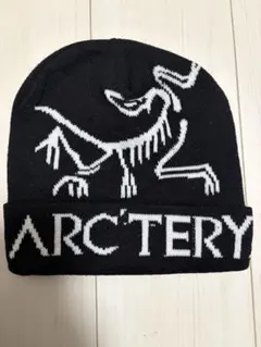 ビーニー　ニット帽　帽子　スケーター y2k グランジ 黒 白