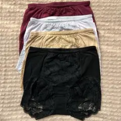 ガードルショーツ　下腹押さえ付き　4色セット