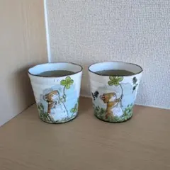 リメイク鉢　デコパージュ ハンドメイド　リメイク缶　多肉植物　観葉植物のサムネイル