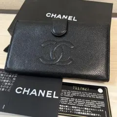CHANEL シャネル 長財布 ブラック ココマーク がま口 二つ折りのサムネイル