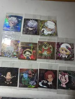 ワンピース　呪術廻戦　ウエハースシール 11枚入り