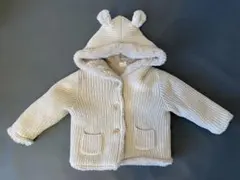 【美品】GAP70cm（6-12ヶ月）耳フード付きアウター　ギャップ