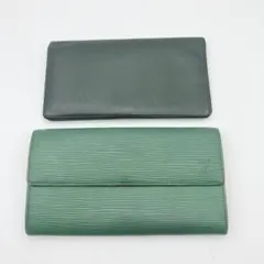 ルイヴィトン 2点 セット まとめ売り エピ タイガ 長財布 札入れ グリーン