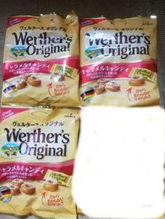 Werther's Original ヴェルタースオリジナル 3袋キャンディのサムネイル