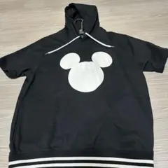 新品　東京ディズニーリゾート ミッキー フーディ M 黒 タグなし