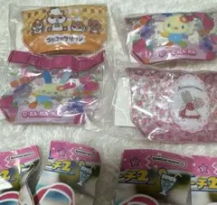 サンリオプールバック風ミニポーチ2 ウサハナ マロンクリーム コロコロクリリン