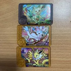 ポケモンフレンダ　リーフィア　ニンフィア　サンダース　スーパートレジャー3枚