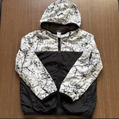 フード付きクラック模様ジャケット 130