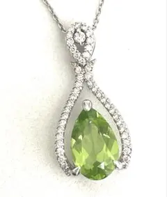 JG181☆高級 ペリドット4.11ct ダイヤ プラチナ ヘッド 鑑別付 - メルカリ