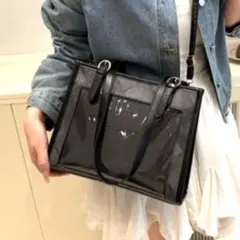 痛バッグ ショルダーバッグ 推し活 クリア おしゃれ 黒 ロリータ 缶バッジ
