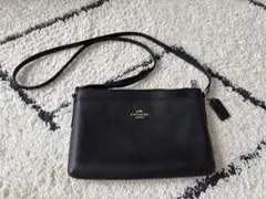 【値下げ】COACH ブラック ショルダーバッグ