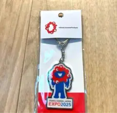 ミャクミャク キャラダイカットメタルプリントキーホルダー