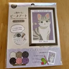 ⭐︎ダイソー⭐︎DAISO ビーズアートキットプレート 四角 ネコ - メルカリ
