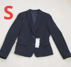 ユニクロ　ネイビー テーラードジャケット　Sサイズ