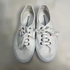 スペルガ　SUPERGA スニーカー　37 ホワイト　コンバース　23.5 靴