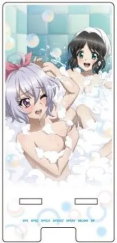 【シンフォギア】 雪音クリス 小日向未来 お風呂 スマホスタンド 【アクスタ】