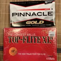 TOP-FLITE XL & PINNACLE GOLD ゴルフボールセット