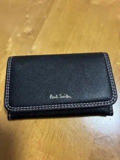 Paul Smith 名刺入れ カードケース ブラック×ピンク