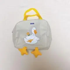 ランチバッグ かわいい　アヒル　クーラーバッグ 弁当袋 保冷トートバッグ