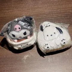 【週末値下】サンリオ純喫茶のぬいぐるみマスコット クロミ ポチャッコ 2点セット