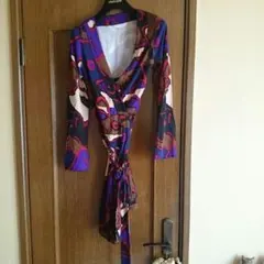 サイズ4   DIANE von FURSTENBERG ラップワンピース