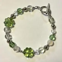 ブレスレット　クローバーコア　ウイッシュコア　森ガール系