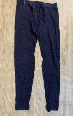 ユニクロ　チェッカーフラッグ柄 レギンス