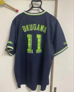 せ*お様 東京ヤクルトスワローズ　ホームユニフォーム　#11 奥川恭伸 東京ヤクルトスワローズ 奥川恭伸 11番 ビジター ユニフォーム L