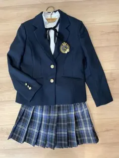【値下げしました】卒業式ブレザー上下 セット ネイビーＭ(150cm)