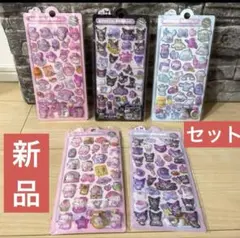 ★光る★ボンボンドロップ サンリオ 発光シール 5枚セット新品　キティ　マイメロ