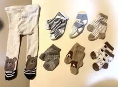 ベビー靴下 9-12cm ６点＋タイツ