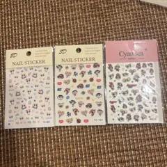 3枚セット　新品　パワーパフガールズ　ネイルシール
