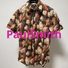 PS Paul Smith 半袖シャツ 花柄 ブラウン系 サイズMのサムネイル