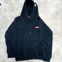 メンズ　ブラック プルオーバーパーカー　古着