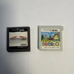 マリオカートDS とびだせどうぶつの森 ソフト2本セットのサムネイル