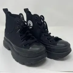 [美品]コンバース 厚底 トレックウェーブ サイドゴア