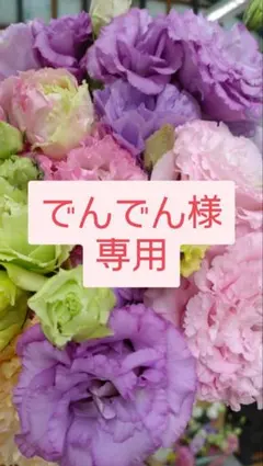 でんでん@プロフ参照様専用　トルコギキョウ　リシアンサス　生花