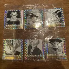 ドラゴンボール 40周年ウエハース ホログラムシール 6枚セット
