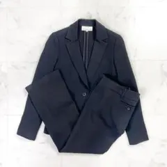 M-PREMIER セットアップ パンツ フォーマル 黒 サイズ34*ND368