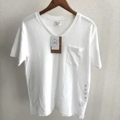 Champion VネックTシャツ Mサイズ ホワイト