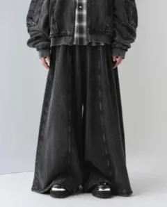 HARE DABOルーズピグメントスウェットパンツ M