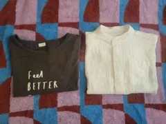 ベビー 服 2点セット 韓国子供服 半袖シャツ Tシャツ