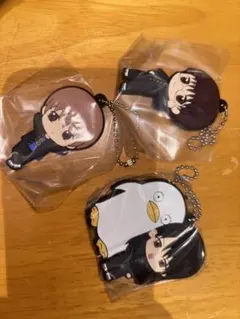 銀魂3年Z組銀八先生　カプセルラバーマスコット新八　沖田総悟　桂&エリザベス